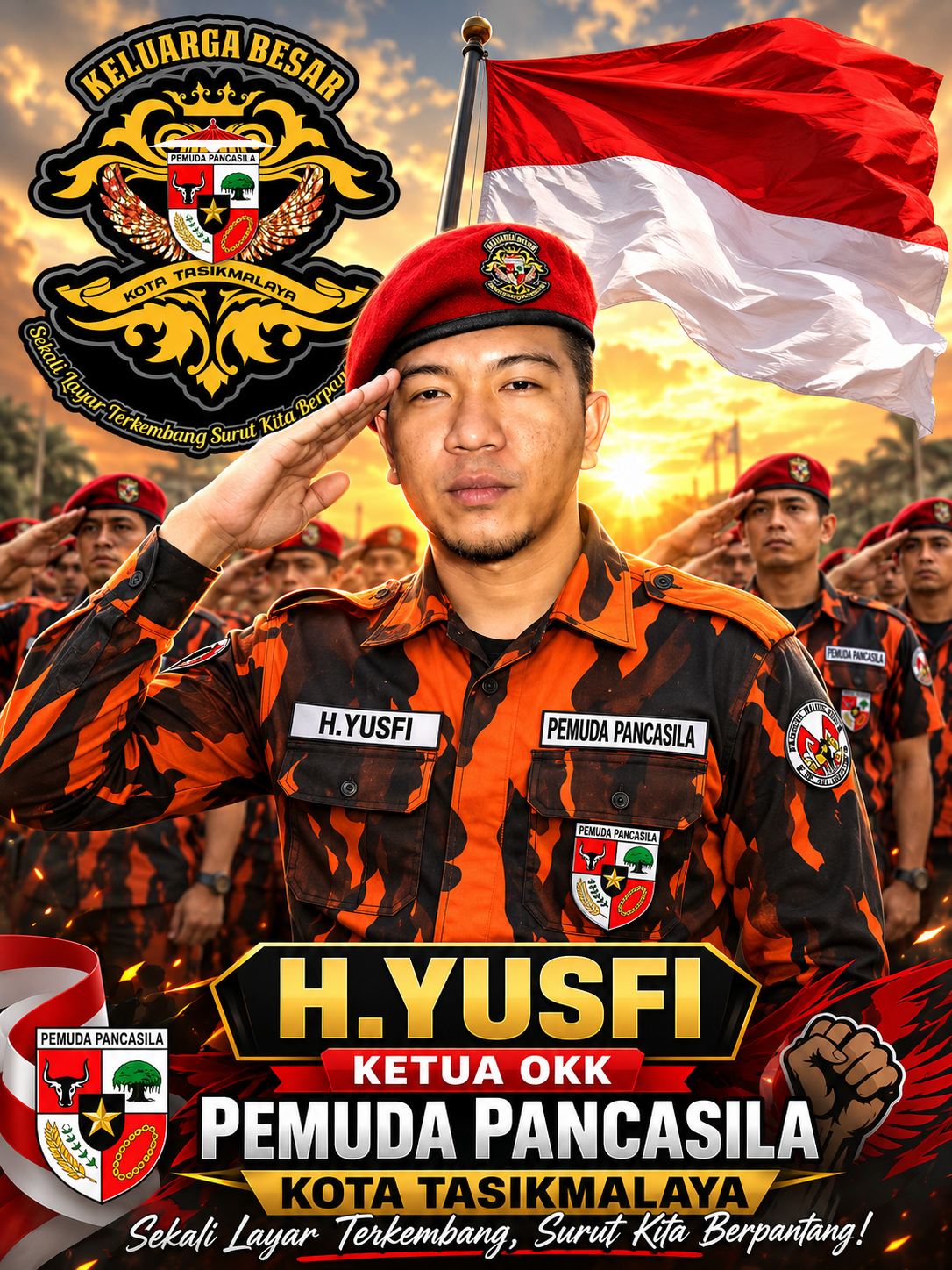 Sambut HUT RI Ke-81, Ketua OKK Pemuda Pancasila Kota Tasikmalaya H. Yusfi Ajak Generasi Muda Pertahankan Semangat Nasionalisme